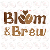 Bloom & Brew Client Project. Br, ing, Identit, Design, Logo Design, and Graphic Design project by NixDesigns - 03.11.2025