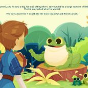 The Three Feathers. Character Design, Children's Illustration, and Digital Illustration project by Angelica - 03.11.2025