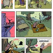 Hoja comic. Digital Illustration, Drawing, and Graphic Design project by juanma moreno millan - 03.13.2025