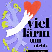 poster: much ado about nothing Ein Projekt aus dem Bereich Werbung, Design, Digitale Illustration, Traditionelle Illustration, Illustration mit Tinte und Plakatdesign von Hanni Li - 14.03.2025