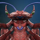 Proyecto Final de Escultura Digital / Kraken. Een project van  3D-modellering, 3D y 3D-karakterontwerp van Brandon Chávez - 14.03.2025