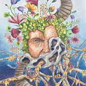 Path through life and death. Traditional illustration, Drawing, Pencil Drawing, and Colored Pencil Drawing project by Dani - 03.15.2025