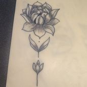 FLOR LOTO. Un progetto di Design di tatuaggi di Abdon Pinedo Barrios - 15.03.2025