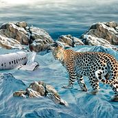 Accidente en la Nieve. Un progetto di Fotografia, Postproduzione fotografica, Ritocco fotografico, Fotografia artistica, Composizione fotografica, Fotomontaggio e VFX di Alex Guamán - 16.03.2025