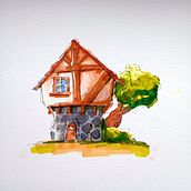 Studies. Architectural Illustration project by Dimitris Stefanidis - 03.16.2025