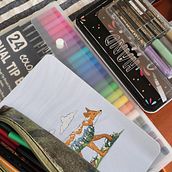 Mi nuevo dirario ilustrado . Projekt z dziedziny  Sztuki piękne, Sketching, Kreat, wność,  R, sunek, Sketchbook i Uważność użytkownika María Cheb Terrab - 16.03.2025