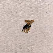 Asesina Suárez and her micro embroiders. Drawing, Textile Design, and Embroider project by Asesina Suárez - 03.17.2025