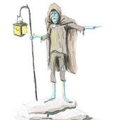 The Procession of the Dead. Un progetto di Character design, Disegno, Pittura, Disegno a matita e Pittura ad acquerello di jutta_loeffler - 17.03.2025