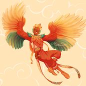 Final Project- Fantasy Character Design in Procreate. Een project van Ontwerp van personages, Digitale tekening, Digitale illustratie,  Digitaal schilderij y Kostuumontwerp van Makenzie Hooks - 17.03.2025