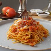 Food Styling: Spaghetti . Food Photograph, Food St, and ling project by Jeannette Romero - 03.18.2025
