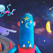 CABECERA WOBLAND CHANNEL 2024. Digital Illustration, 2D Animation, and 3D Animation project by Javier Díaz Conde - 03.19.2025