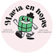 Proyecto: María en Hojas, imagotipo para venta de pasteles en hoja. Projekt z dziedziny Design, Ilustracja c, frowa i Projektowanie graficzne użytkownika janet9390_jh - 19.03.2025