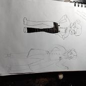 Galvin y sus muchos trabajos. Artistic Drawing, Character Design, Drawing, Narrative, Sketching, Stor, board, Stor, and telling project by hyr_cupcakes - 03.20.2025