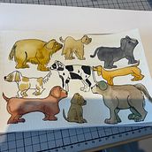 Día de perros. Drawing, Pencil Drawing, and Traditional illustration project by analorenamato - 03.20.2025