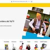 Lego Web Replica. UX / UI, Web Design, and Web Development project by María Cortes Vargas - 03.21.2025