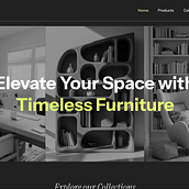 A Furniture Store - Fiorenzo. Un projet de Webdesign, UX / UI , et Design graphique de Ayush Namdeo - 24.03.2025