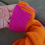 Sweater Cuff Mending. Embroider, Sewing, Fashion Design, Fiber Arts, Upc, cling, Weaving, and Textile Design project by ss4161993 - 03.24.2025