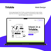 My project Trickle in Figma. Web Design, UX / UI, Stor, e board projeto de Daniela Pinto - 25.03.2025