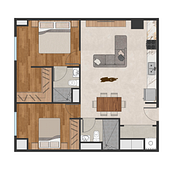 PLanta arqui. Architectural Illustration, Architecture, and Digital Architecture project by valeriaaguilar_juvera5 - 03.26.2025