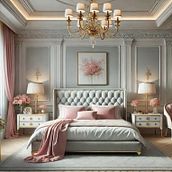 Dormitorio Paulette. Un progetto di Interior Design, Interior Design, Interior design e Progettazione dello spazio di Paulette Luengo Zúñiga - 26.03.2025