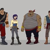 Line up diferentes estilos. Animation, Character Design, Traditional illustration, Video Games, and Game Design project by Ricardo Velasco - 03.26.2025