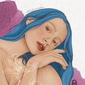 Soul of the Sea. Un proyecto de Ilustración digital, Dibujo y Dibujo de Retrato de Esther Charro Rivera - 26.03.2025
