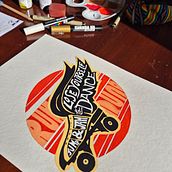 Roller Jam. H, Lettering, Traditional illustration, and Lettering project by xistianne - 03.26.2025