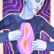 Opening Up. Creativit, Watercolor Painting & Interactive Design project by Heather Clements - 03.26.2025