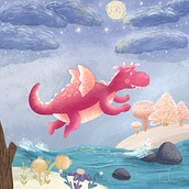 Children’s book. Un proyecto de Ilustración infantil, Ilustración digital, Pintura digital y Álbum ilustrado						 de Sadebiart Zeynep - 26.03.2025