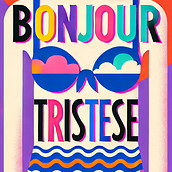 Capa para livro "Bonjour, Tristesse". Editorial Design project by Marina Barros - 03.27.2025