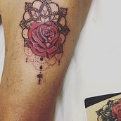 Tatuaggio full color. Digital Drawing, Digital Illustration, Drawing, Traditional illustration, and Tattoo Design project by ioanaenache - 03.28.2025