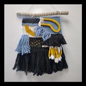 Telar abstracto. Un projet de Artisanat, Décoration, Art textile, Tissage , et Design textile de Verena Remmele - 28.03.2025
