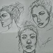 Dibujos de un principiante . Artistic Drawing, Drawing, Portrait Drawing, Sketchbook, and Sketching project by Diddier Alejandro Novelo Padilla - 03.30.2025