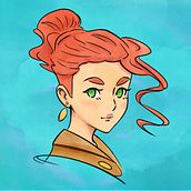 Dijital Suluboya ve Mürekkep Portre  . % meriano_illustration tarafından hazırlanan Dijital İllüstras, on, Karakter Tasarımı, Sulubo, Ve a Resim projesi - 03.30.2025