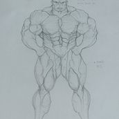 Hulk. Comic, Pencil Drawing, Character Design, Traditional illustration, and Figure Drawing project by João Kahwage - 03.30.2025
