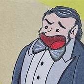 Tres tenores estilo cartoon. Un projet de Dessin, Conception de personnages et Illustration traditionnelle de David Y. Castillo Parisca - 31.03.2025
