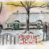 SCHNEE VON GESTERN. Sketching, Creativit, Drawing, Traditional illustration, Watercolor Painting, and Sketchbook project by Barbara Schuessler - 03.31.2025