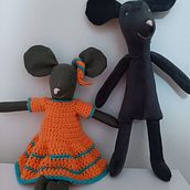 Ratones grises. Arts, Crafts, Character Design, Patternmaking, Dressmaking, Sewing, To, and Design project by Elena - 03.31.2025