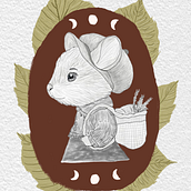 Portrait of simple and happy life in the countryside. Ilustração digital, Desenho, Artes plásticas, Criatividade, Desenho digital e Ilustração infantil projeto de Bruna Soares - 01.04.2025