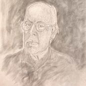 Autorretrato en grafito. Un progetto di Belle arti, Disegno a matita e Disegno di ritratti di Raúl Ignacio Leiva Lobos - 01.04.2025