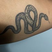 Tatuaje de serpiente. Tattoo Design project by Diego Antonino - 04.03.2025