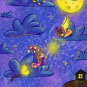 Dreaming - Sonhar. Digital Illustration, Drawing, Creativit, and Children's Illustration project by Mariana Maciel - 04.04.2025