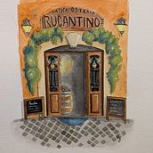 RUCANTINO. Architectural Illustration, Drawing, Painting, and Watercolor Painting project by Karla Ortiz - 04.04.2025