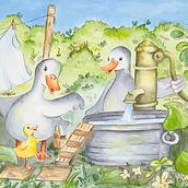 Ilustración infantil para un libro de cuentos. Un proyecto de Ilustración tradicional e Ilustración infantil de Cristina - 04.04.2025