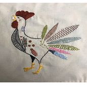 Técnicas de bordado: ilustrando con hilo y aguja. Un progetto di Ricamo e Textile Design di Alejandra Balanzario G - 05.04.2025