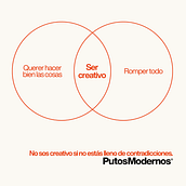 No sos creativo si no estás lleno de contradicciones.. Un projet de Publicité, Communication, Cop, writing, Stor , et telling de melinagabrielli_a - 05.04.2025
