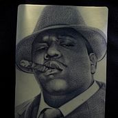 Biggie . Un proyecto de Diseño de tatuajes de Wildor Castillo - 06.04.2025
