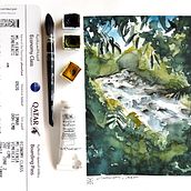 Into the jungle. Un progetto di Illustrazione tradizionale, Pittura ad acquerello, Sketchbook, Disegno e Disegno artistico di Ylenia Vimercati Molano - 06.04.2025