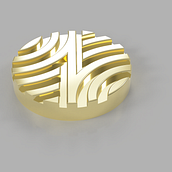 BOTON PARA JEANS. 3D Design, 3D Modeling, Accessor, Design, and Product Design project by Ronald Lutin - 04.08.2025