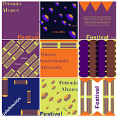 Post Instagram Festival Petronio Álvarez. Br, ing, Identit, Design, Logo Design, Graphic Design, T, pograph, Design, T, and pograph project by Xilena Salas - 04.08.2025